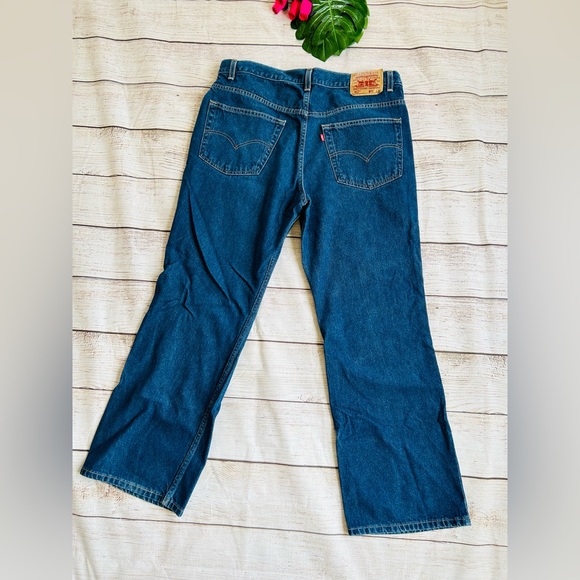 Levi’s Men’s 517 Blue Medium Wash Bootcut Jeans W40 L30 - Picture 1 of 4